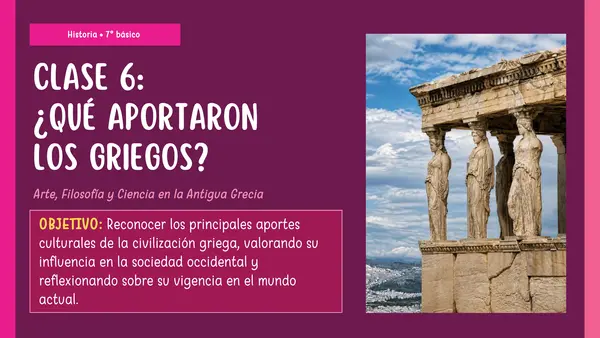 7° Legado cultural de Grecia (Editable)