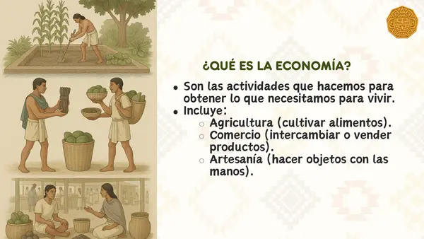 Economía de mayas y aztecas