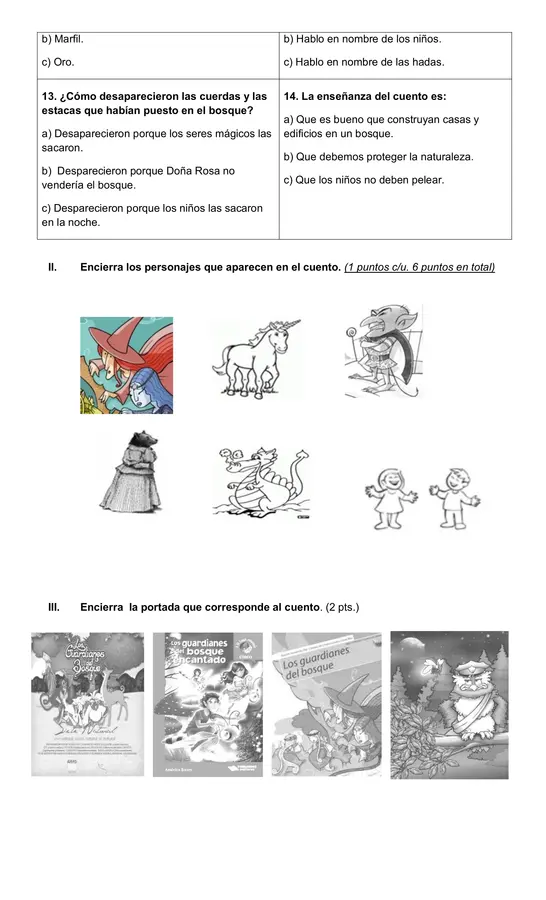 Libro "Los guardianes del bosque"