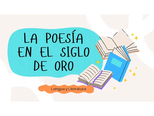 La poesía en el siglo de oro