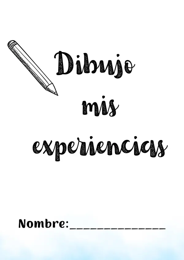 Dibujo mis experiencias...