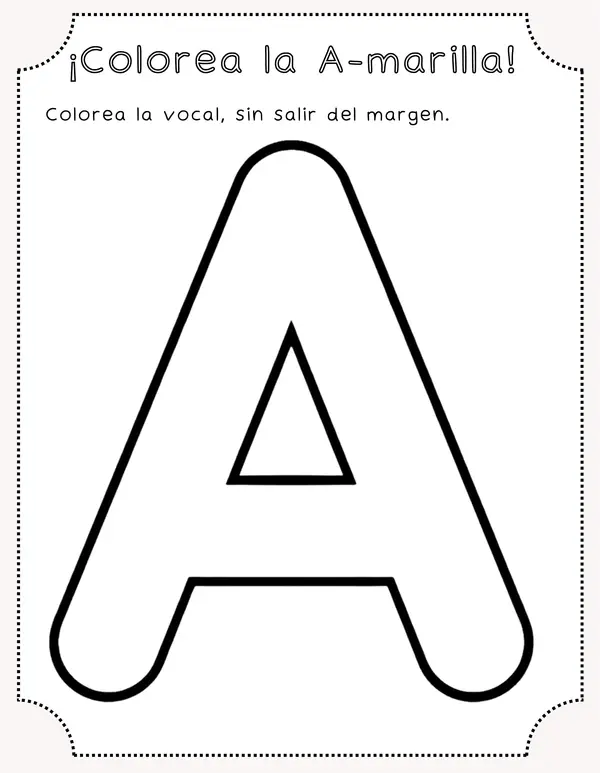 Cuadernillo de las vocales