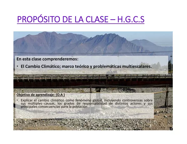 CLASE "CAMBIO CLIMÁTICO GLOBAL"