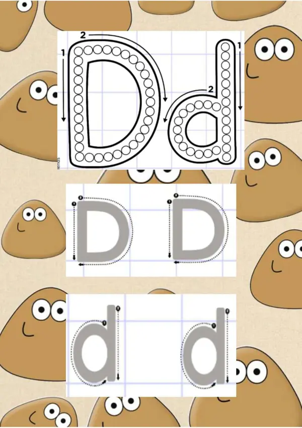 Cuadernillo trazo de Pou. 