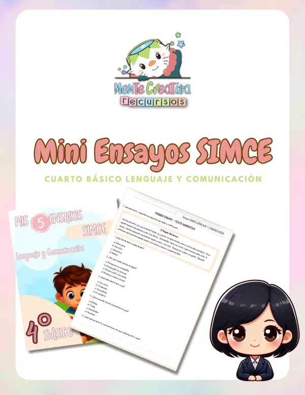 Mini Ensayos SIMCE – Lenguaje y Comunicación 4° Básico