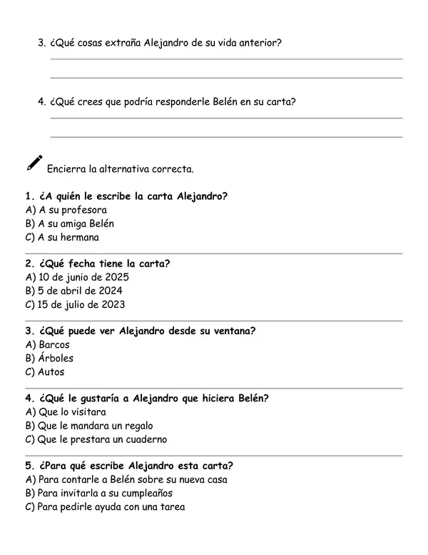 GUIA LA CARTA SEGUNDO BÁSICO