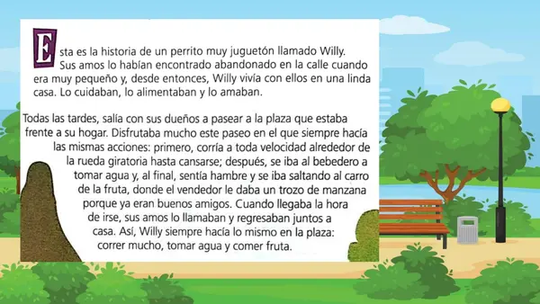 Cuento "El paseo de Willy"