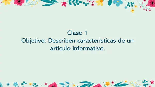 Artículo Informativo