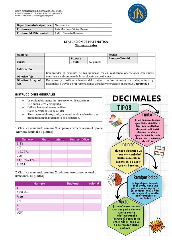 Evaluación sumativa