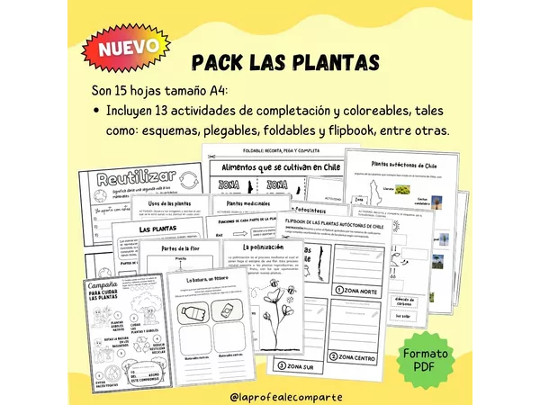 PACK DE GUÍAS LAS PLANTAS