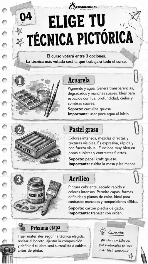 Set de 10 guías - Artes Visuales "Transforma tu espacio del Colegio"
