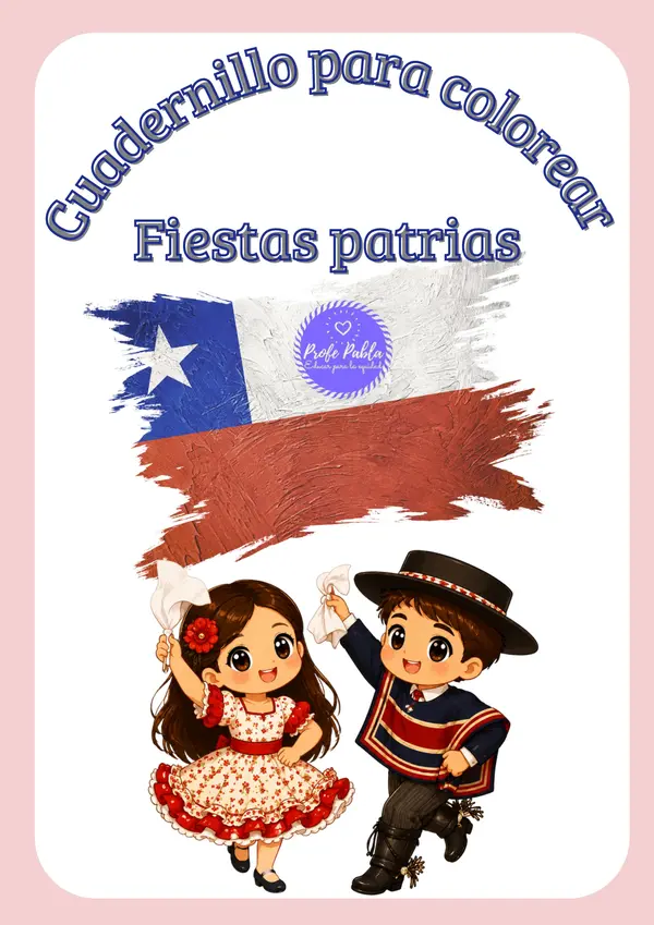 Cuadernillo para colorear en fiestas patrias