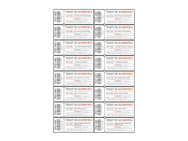 Tickets de recompensa