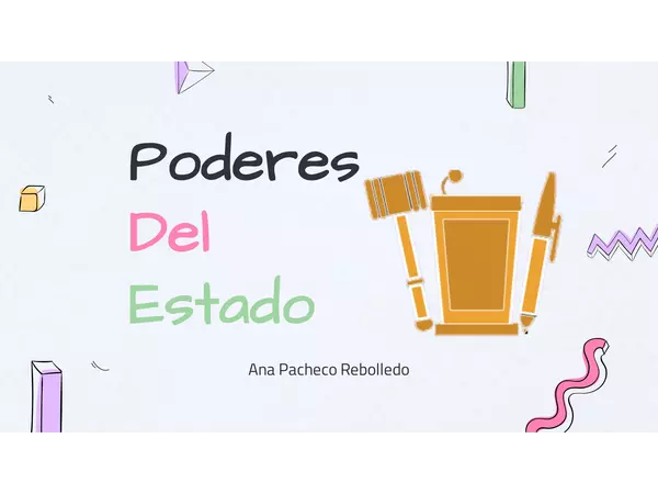 Poderes del estado (PPT EDITABLE)