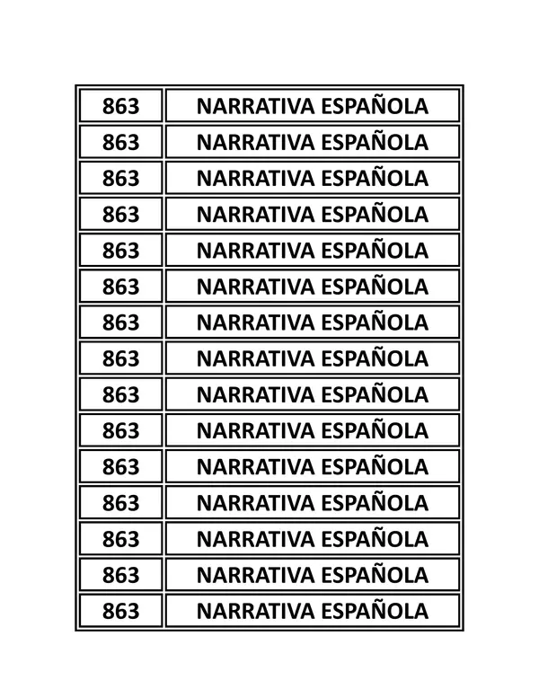 Etiquetas muebles CRA