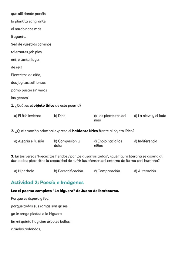 Guía poesía 6° básico