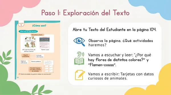 Lección 6 "¿Cómo son?" 2° Básico Leo Primero