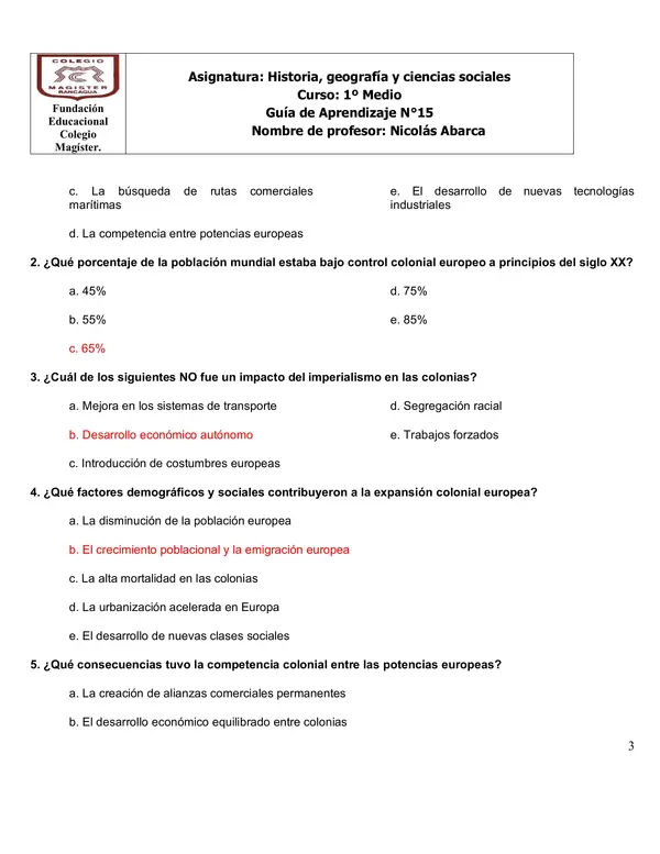 antecedentes 1º guerra Mundial