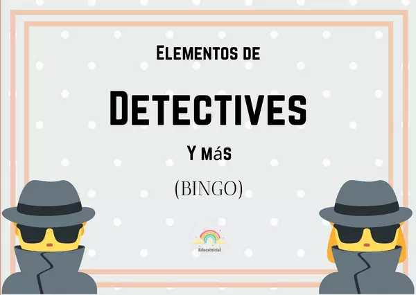 Bingo: Elementos de elementos de detectives