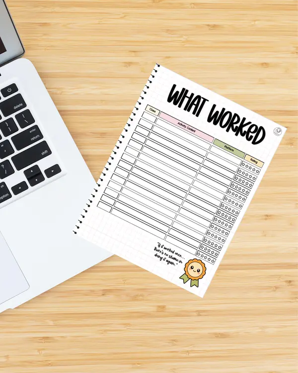 FREE/GRATIS Páginas de Planner Docente - Passwords & What Worked Log (EN & ES)