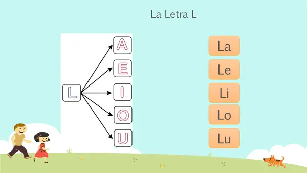 Practica de lectura letra L