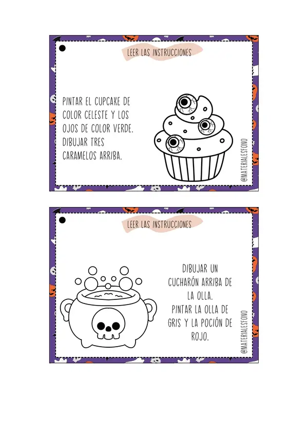 Seguir consignas halloween