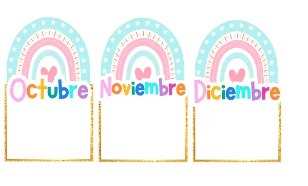 Molde de cumpleaños para sala de clases