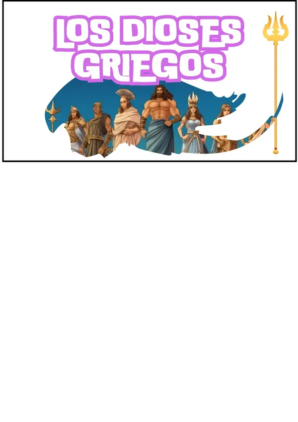  Flapbook Interactivo: Dioses Griegos - Mitología y Cultura