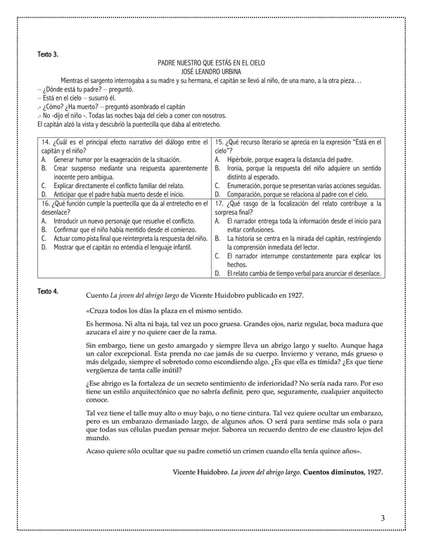 Unidad 1. Diálogo: literatura y efecto estético