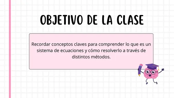 Ppt sistema de ecuaciones: método gráfico y reducción