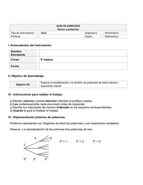 Guía de Potencias