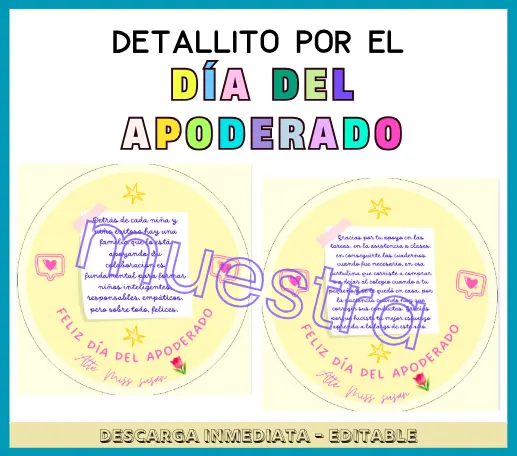 Detallito por el día del Apoderado.