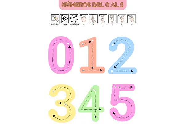 Números del 0 al 5
