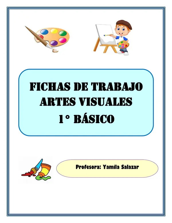 Fichas artes visuales 1° básico