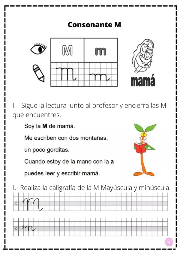 Guía Consonante M