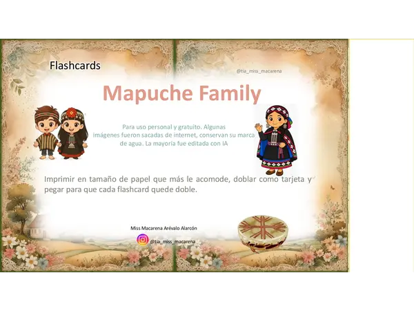 Mapuche Family Flashcards