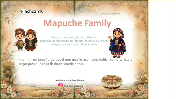 Mapuche Family Flashcards