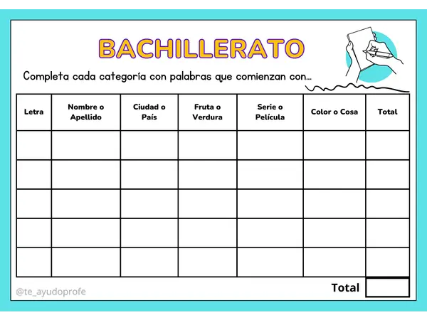 Bachillerato PDF