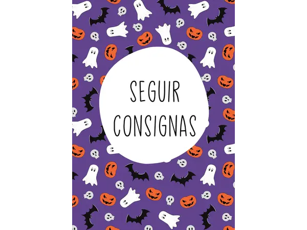 Seguir consignas halloween