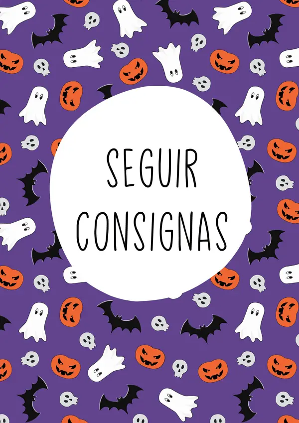 Seguir consignas halloween