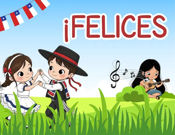 Cartel “¡Felices Fiestas Patrias!”