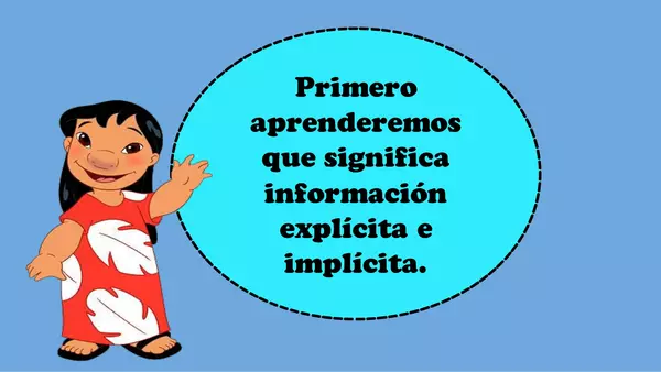 "PPT extraer información explícita e implícita"