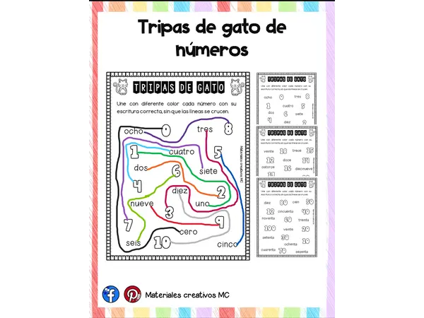 TRIPAS DE GATO DE NÚMEROS 