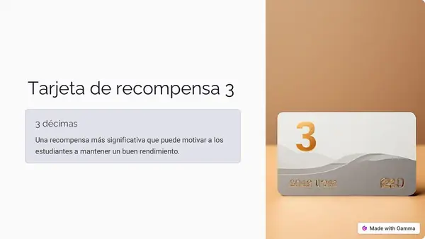 Tarjetas de recompensas con DÉCIMAS para MOTIVAR a tus estudiantes - EDITABLE