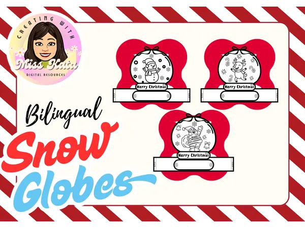 Español-Inglés Snow Globes