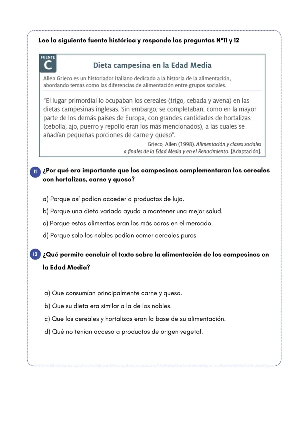 Ensayo SIMCE N°2 Historia ,Geografía y Cs. Sociales 8°- 2025