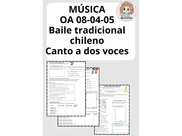 Música Unidad 4, Baile y canto