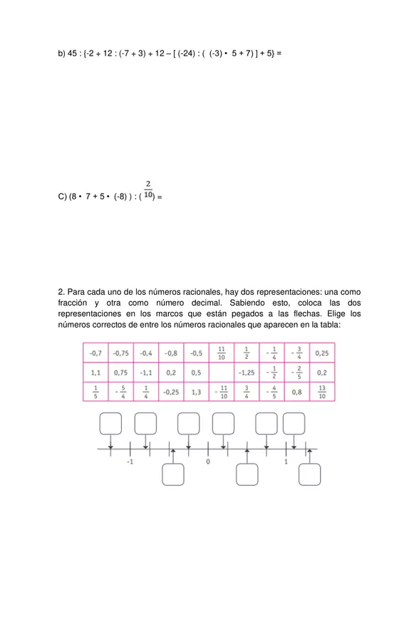 GUIA OPERACIONES COMBINADAS, MATEMATICA, OCTAVO BASICO