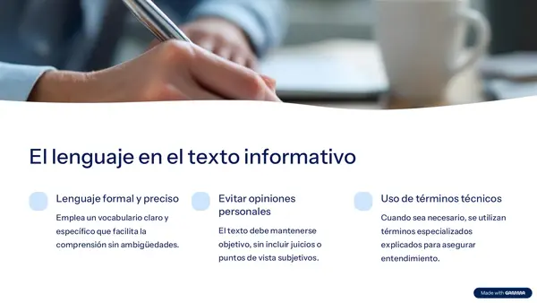 ¿Qué es el texto informativo?