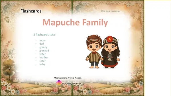 Mapuche Family Flashcards